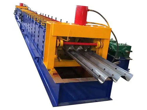 Guardrail forming machine