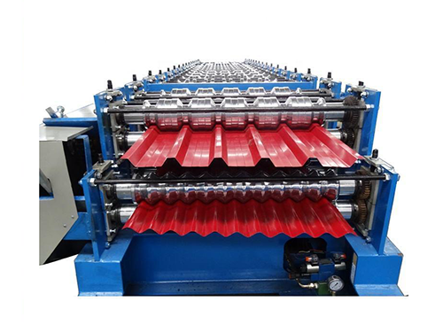Fully automatic double-layer tile press machine