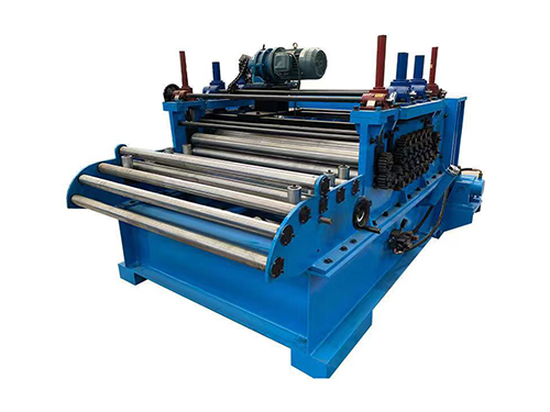 Steel plate leveling machine